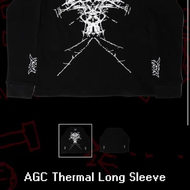 [XL] 켄칼슨 A Great Chaos 투어 써멀 롱슬리브 긴팔