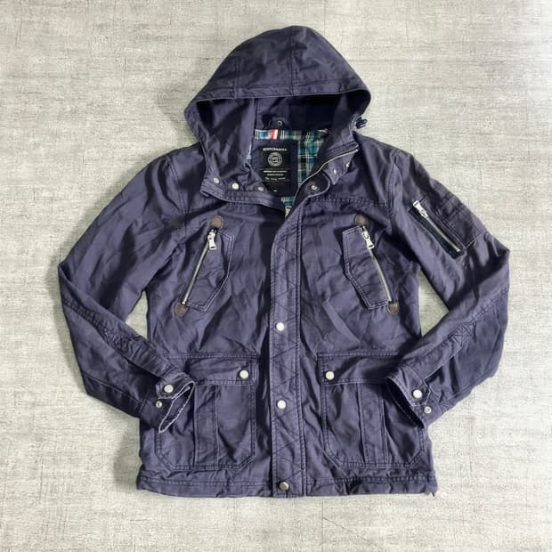 일본빈티지 Scotch&Soda 올드스쿨스트릿 견장 사파리자켓