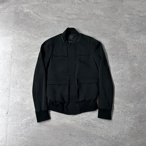 System Structured Pocket Cropped Jacket 