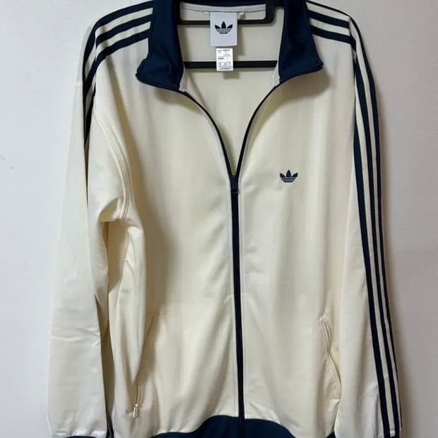 새상품)아이다스 져지 BB 트랙탑 크림화이트