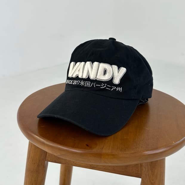 VANDY 블랙 볼캡