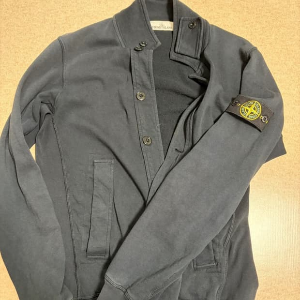 스톤아일랜드 버튼 가디건 L