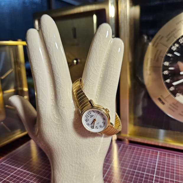 타이맥스 인디글로 빈티지 여성용 금장 쿼츠