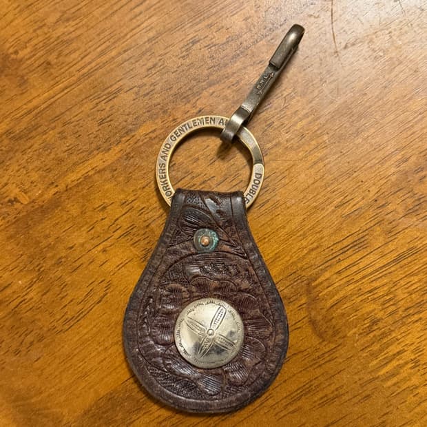 RRL 핸드카빙 콘쵸 키링