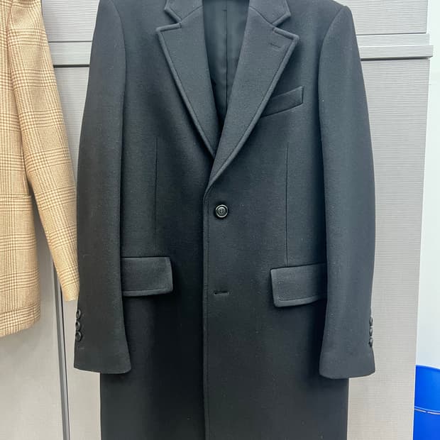 ami 아미 울 코트 블랙