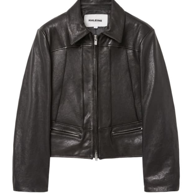 알렌느 핀턱 레더 자켓 2사이즈
