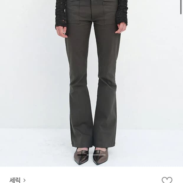 세릭 벨크로 벨트 팬츠
