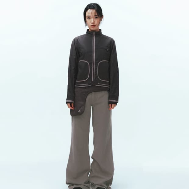 코이세이오 스트라이프 로우라이즈 팬츠 1사이즈