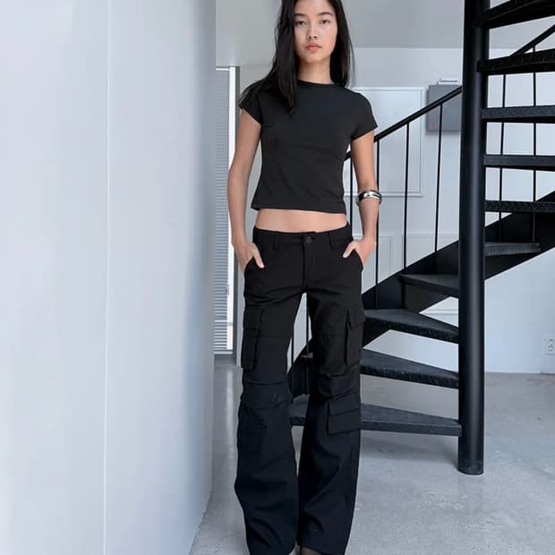 오도어 Range cargo pants 카고 팬츠 블랙