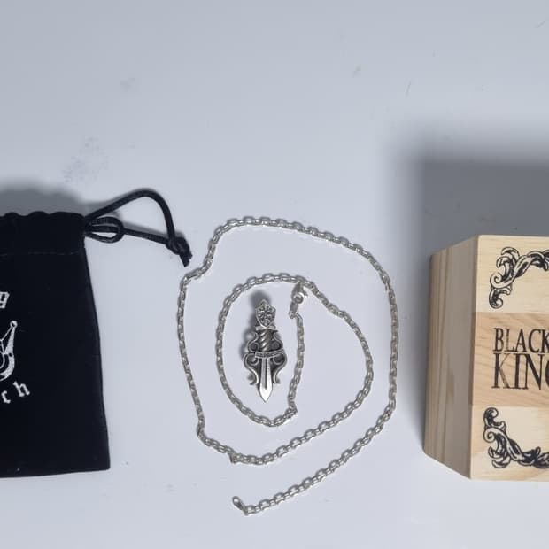 킹크로치 로얄대거 팬던트+체인