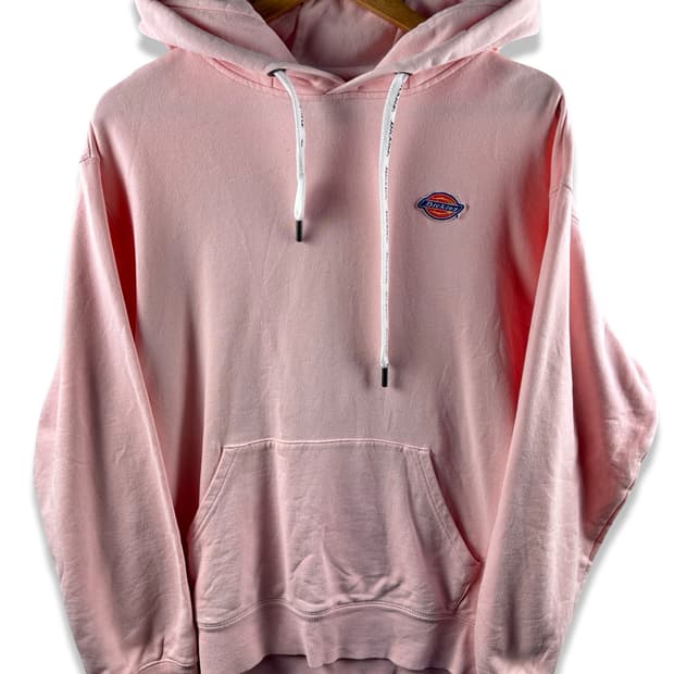 디키즈 오버핏 핑크 후드티셔츠2232