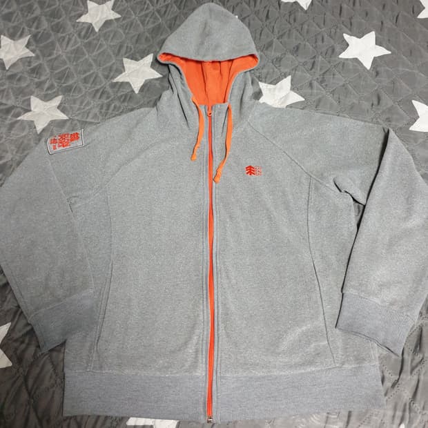 코오롱 40주년 후드집업 그레이 (L)