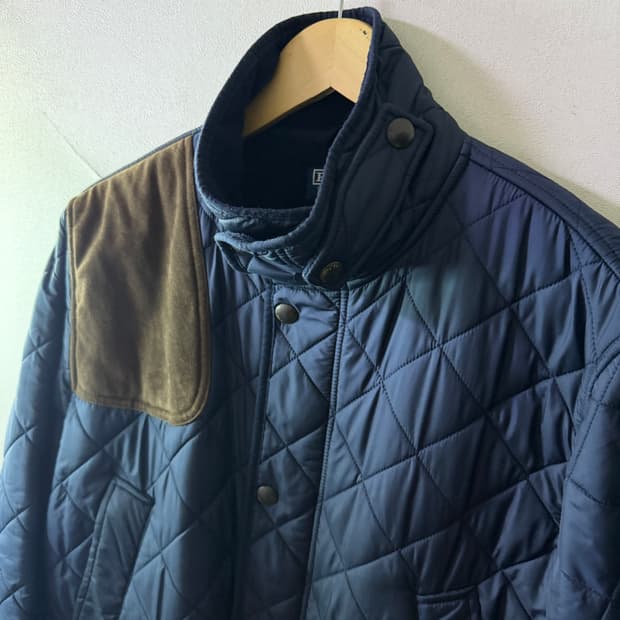 폴로 랄프로렌 네이비 퀄팅 기모 자켓 L(100-105)