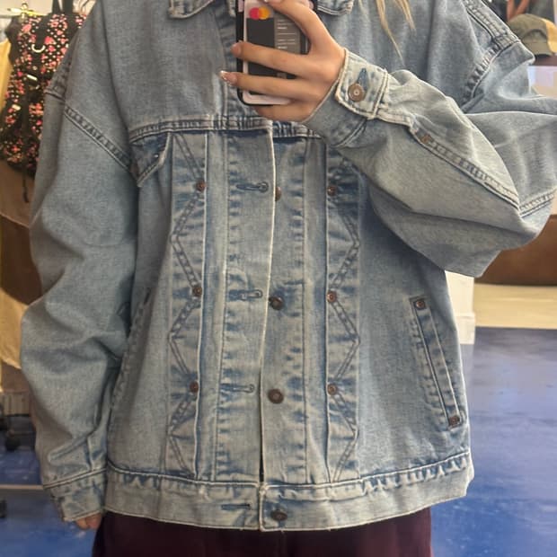 Stetson canada 오버핏 데님 자켓