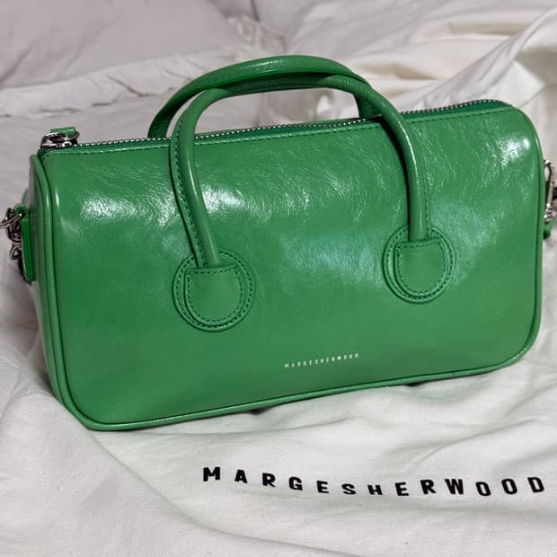 마지셔우드 지퍼스몰백 그린