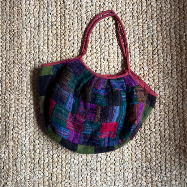 INDIA Patchwork Tote Bag