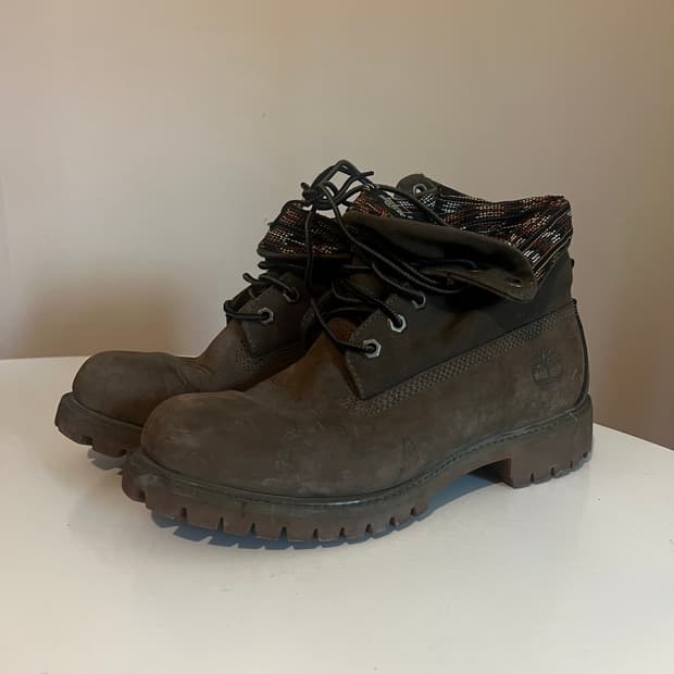 팀버랜드 롤탑 부츠 브라운