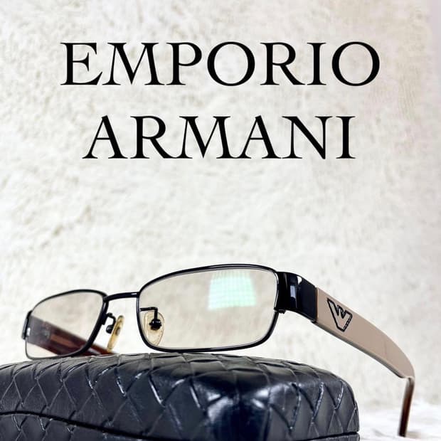 엠포리오 알마니 2000년대 긱시크 티타늄 안경태 신품