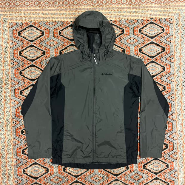 컬럼비아 차콜그레이 바람막이 점퍼 여성L