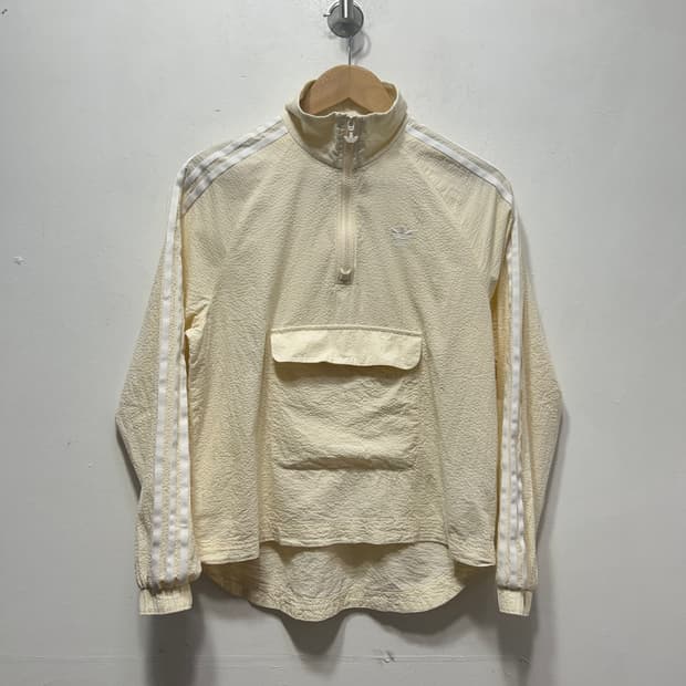 아디다스 아노락 여성 베이지 긴팔 여름 S 