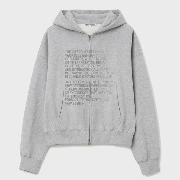 밀로아카이브 네오 서브타이틀 후디집업