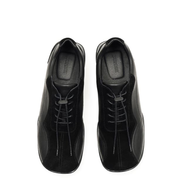 Pemont square black loafers