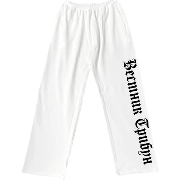 이지 x 고샤 루브친스키 트리뷴 헤럴드 SP-01 팬츠 화이트