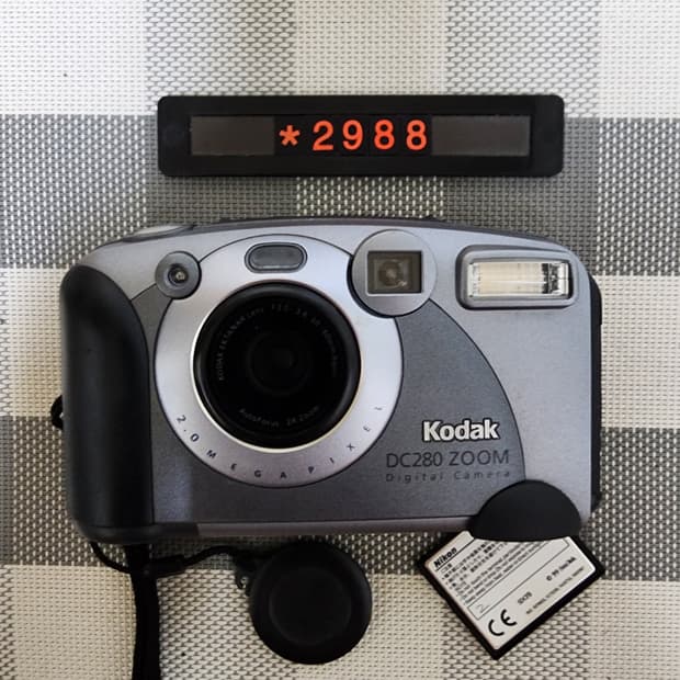 코닥 DC 280 줌 디지털카메라 AA건전지사용