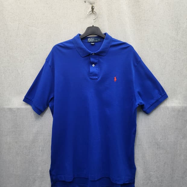 폴로 랄프로렌 블루 반팔 폴로티