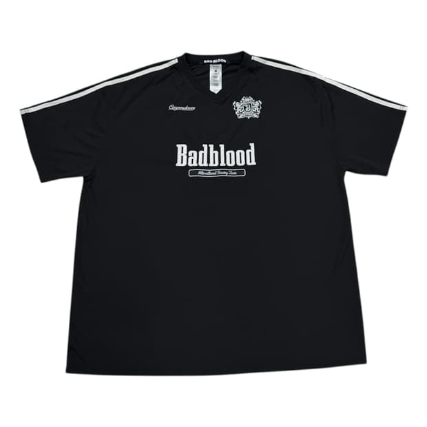 배드블러드 스포츠 풋볼 클럽 반팔티 블랙 L