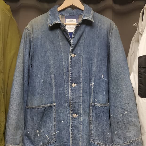 비즈빔 커버올 다운 인디고