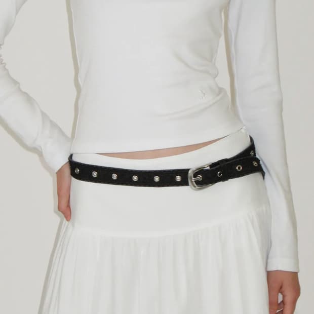 썬번프로젝트 벨트 Lace Webbing Belt