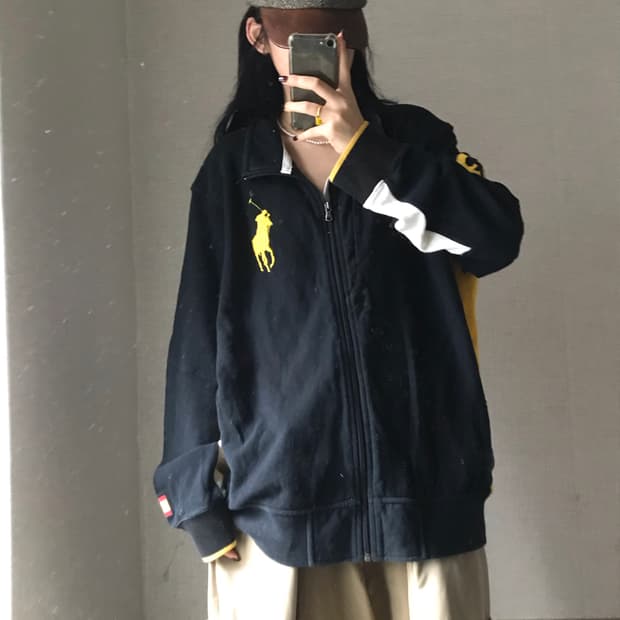 폴로 빅포니 스페인 레이싱 면집업