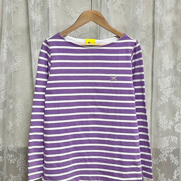 38) 럭키슈에뜨 보트넥 스트라이프 티셔츠