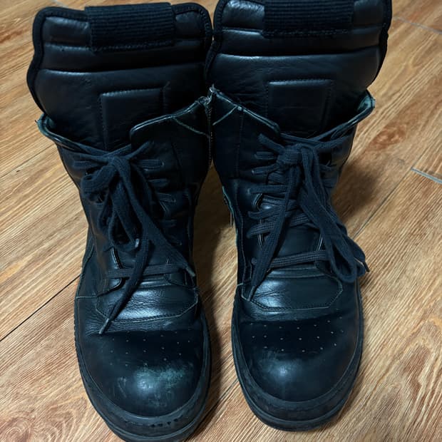 릭오웬스 지오바스켓 트리플블랙 40