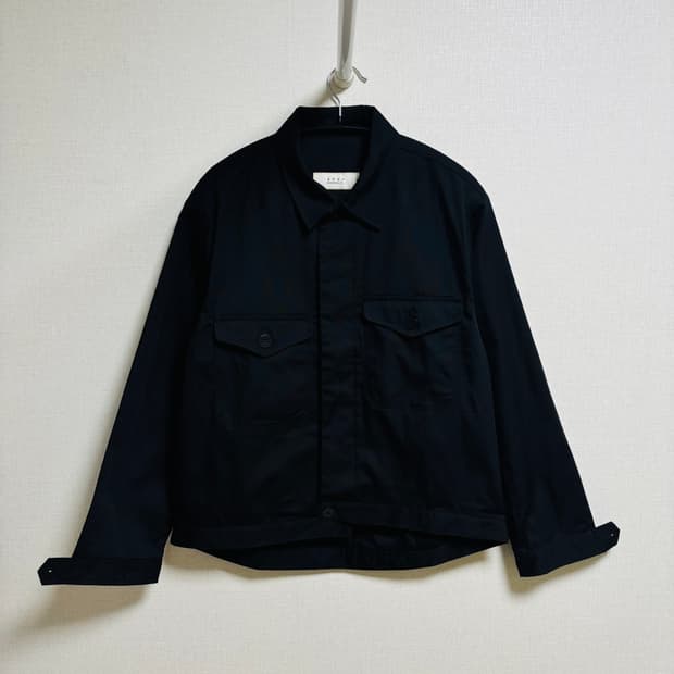 셔터 shtr (Shirter Co.) 블랙 코튼 블렌드 자켓