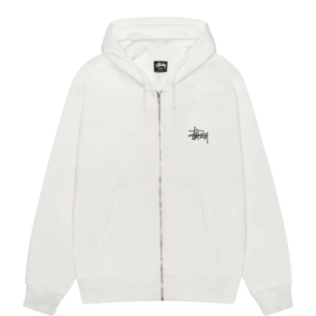 스투시 베이직 로고 후드집업 L