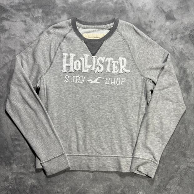 홀리스터 빅로고 맨투맨