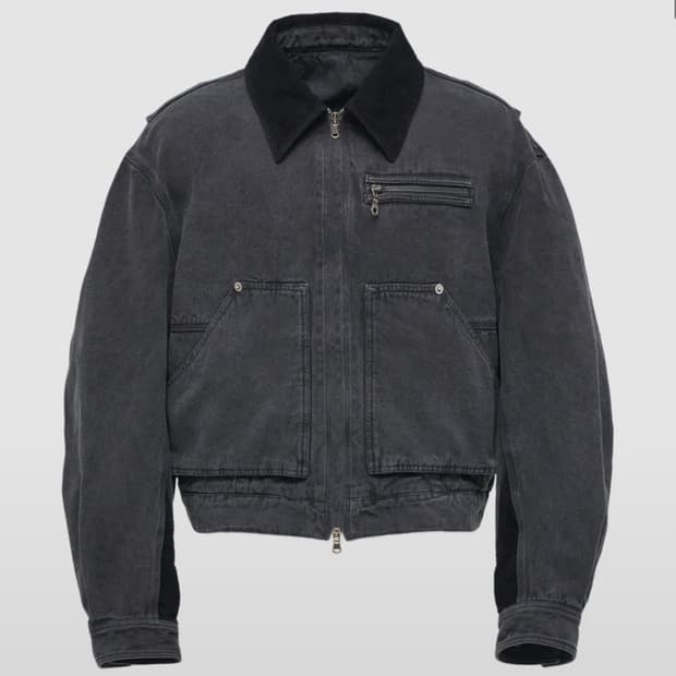 쿠어 오버다잉 페이디드 워크자켓 L