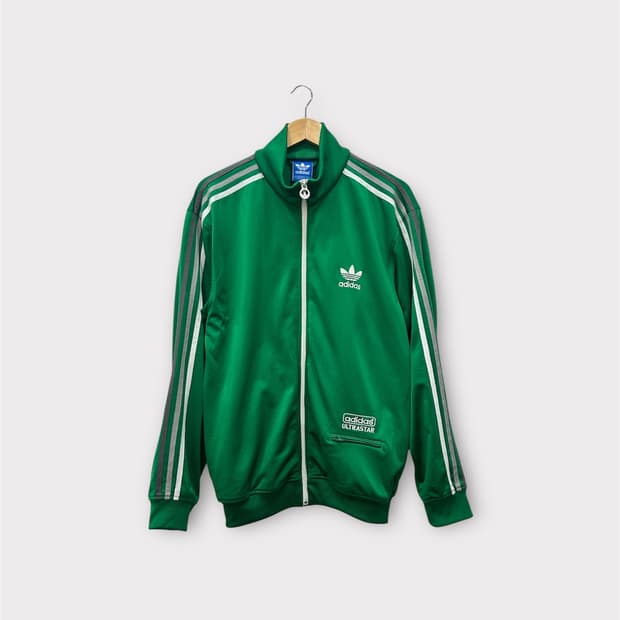 아디다스 울트라스타 그린 져지 트랙탑 L