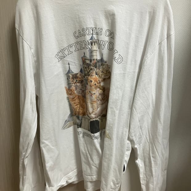 (2) 조거쉬 캣 그래픽 롱슬리브