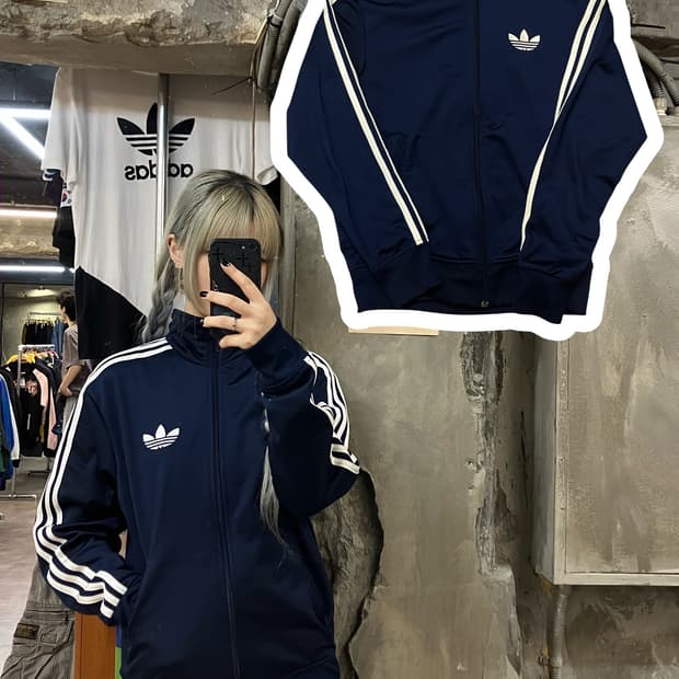 아디다스 져지 네이비 M  #csz905