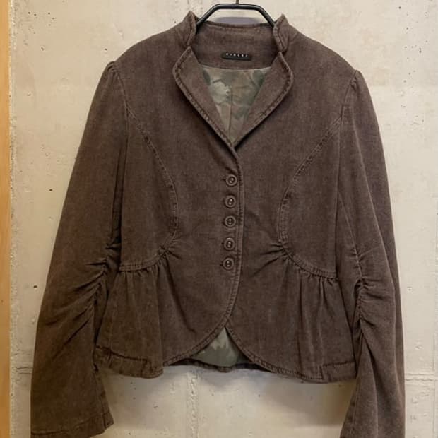 브라운 데님 자켓