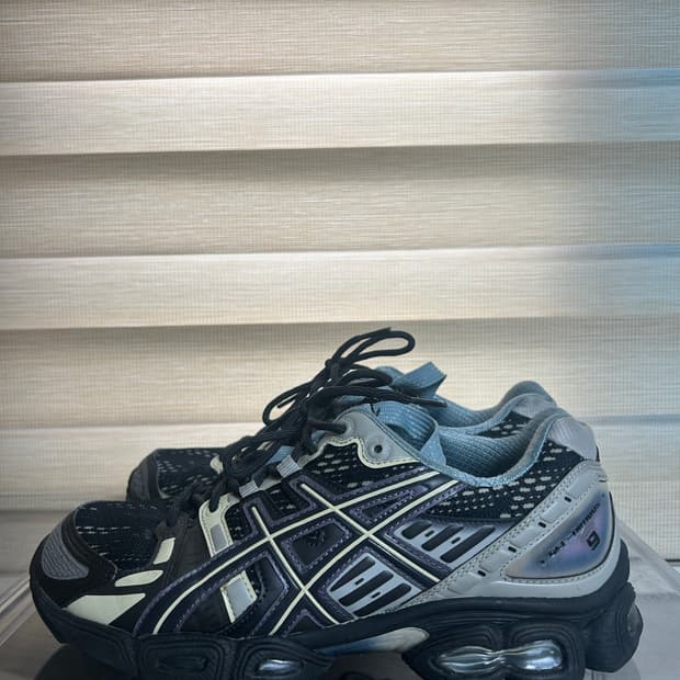 (260) 아식스 키코 젤 님버스9 블랙 건메탈