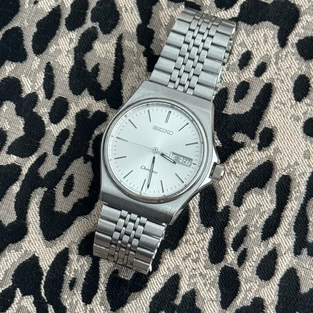 80s 빈티지 세이코 크로노스 쿼츠