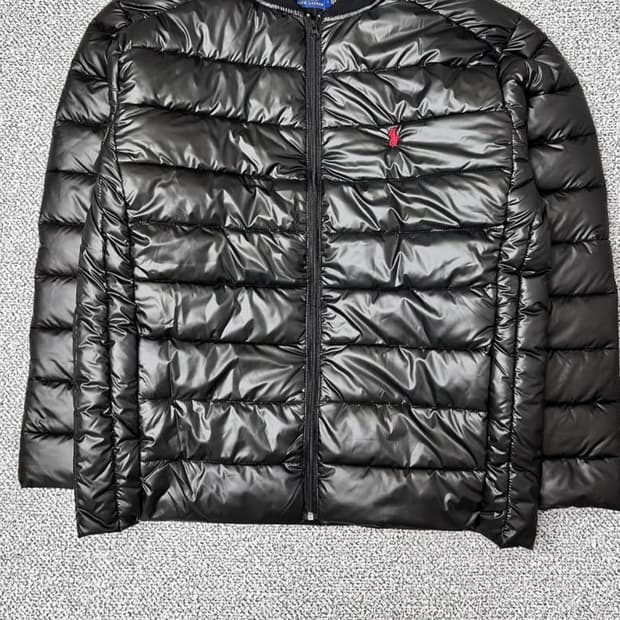 폴로 유광 패딩 자켓