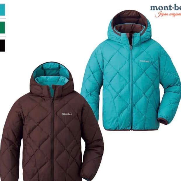 몽벨 리버시블 경량패딩 160 