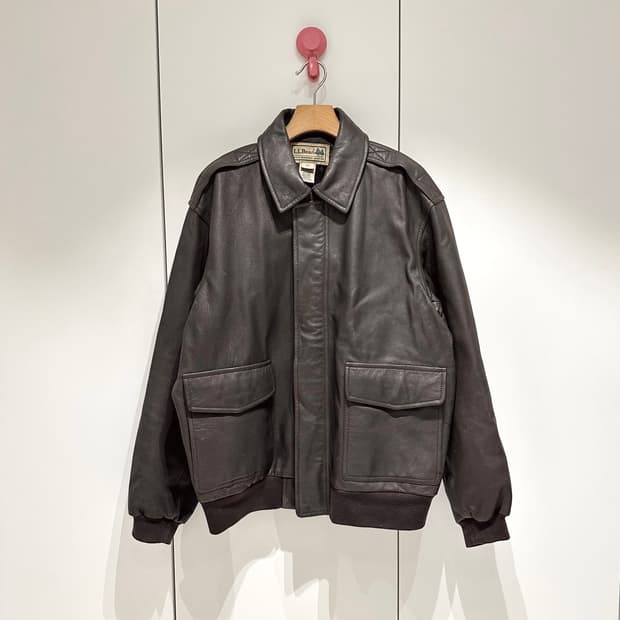 llbean 고트스킨 a-2 자켓 토프브라운