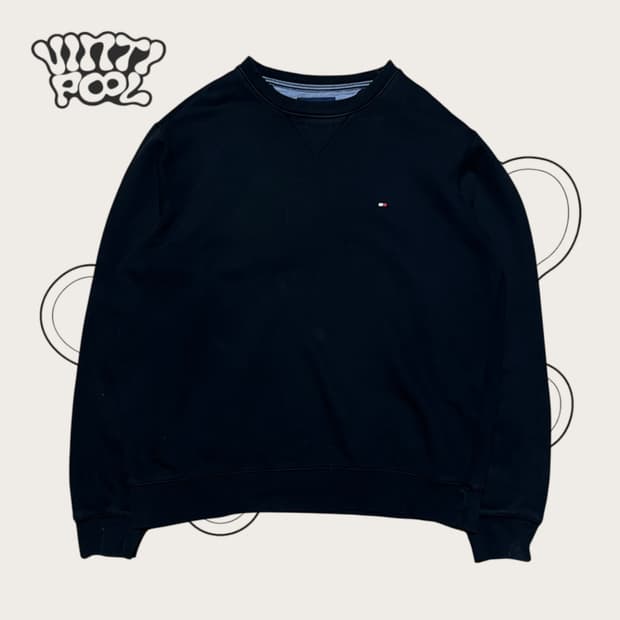 타미힐피거 맨투맨 M 블랙