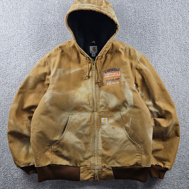 USA 칼하트 J140 다잉 커스텀 액티브 워크 자켓( L )/10922